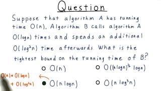 Big O Question Quiz Solution - Georgia Tech - Computability, Complexity, Theory: Complexity