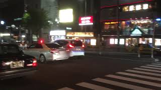 【パトカー緊急走行】大阪府警　覆面パトカー　Japanese osaka Police car