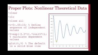 Lecture 25 Plotting in MATLAB