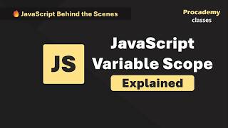JavaScript Scope Explained 🔥 | Global, Function, Block Scope & Lexical Scope