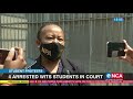 Four arrested Wits students in court