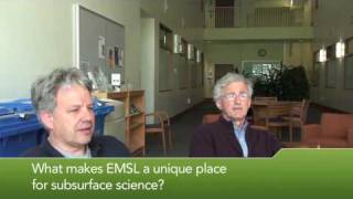 EMSL Users Jacob Dane and Mart Oostrom