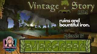 Caving and Bountiful Iron!: Evergreen - Episode 15 - Vintage Story 1.19.4