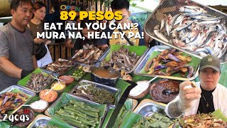 89 PESOS BUFFET! Eat ALL you CAN!? SULIT at healthy BUKID style STREET BUFFET sa Sta. Cruz, MANILA!