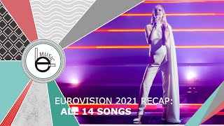 Eurovision 2021 Recap: All 14 Songs