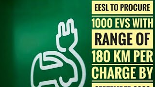 #EESL to procure 1000 #EVs with range of 180 km per charge by September 2020