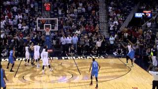 Kevin Durant Drains a Three for First Points of 2014-2015