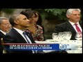 El presidente Obama participó en una cena de estado ofrecida por Raúl Castro