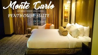 Monte Carlo Hotel \u0026 Casino Las Vegas | Penthouse Suite For $85 | Hotel 32 | Room Tour