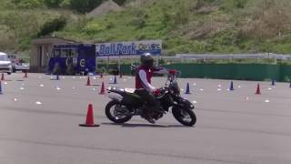 2017年4月30日 トライジムカーナRd 1 Aクラス11番 1H つなさん DR Z400SM