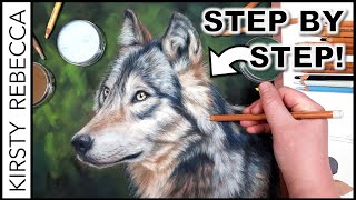 Create REALISTIC fur in pastel with this SIMPLE method! // Step by Step Tutorial