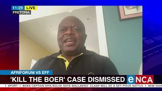 Afriforum vs EFF Kill the Boer case dismissed