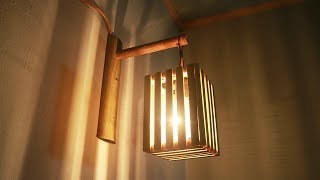 How to make bamboo Lamp For Living Room and Bedroom - Bamboo Furniture