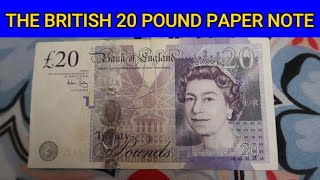 ENGLAND 20 POUND NOTE