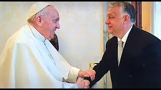 Orbán Viktort fogadta a pápa