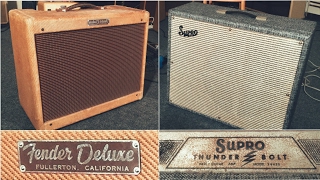 Originals - SUPRO Thunderbolt Vs TWEED Fender Deluxe