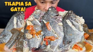 Ginataang Tilapia Mukbang Asmr | Filipino Food Mukbang Philippines