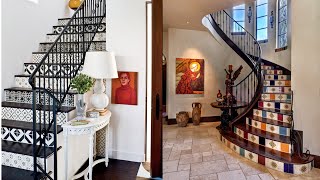 Best Tremendous Mediterranean Staircase Ideas | Stairs Interior Designs