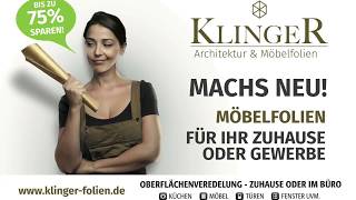 Klinger-Folien.de | Schublade oder Küchenfront mit Möbelfolie folieren bzw. bekleben