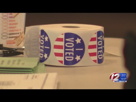 Rhode Island voters casting ballots in Primary Election Rhode Island voters casting ballots in Primary Election
