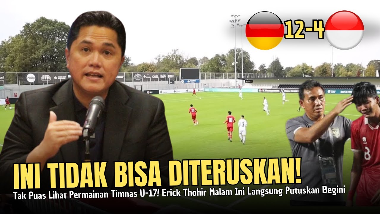 🔴DIPUTUSKAN MALAM INI ! Erick Thohir Bikin Keputusan Begini Usai Timnas ...