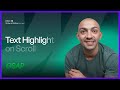 Create Stunning Text Highlight Animations with GSAP ScrollTrigger on Webflow
