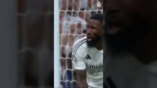 💥 WHAT a header! 💥 👉 Rüdiger #UCL #RealMadrid #Football