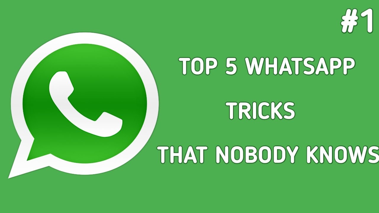 Top 5 Whatsapp Tricks That Nobody Knows||secret Tricks And Tips In ...