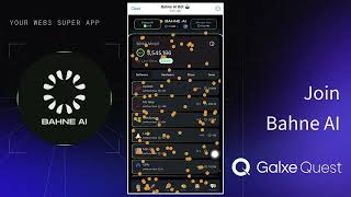 How to get Bahne AI Airdrop on telegram #BahneAI #AI #crypto #bitcoin #1688763194