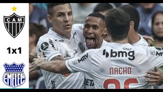 Gol Ademir Atletico-MG 1x1 Emelec  ( Narraçao do Caixa )  Copa Libertadores