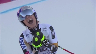 Lindsey Vonn Grabs 77th World Cup Win in Garmisch Downhill - 2017