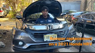 How to replace the front bumper on a 2019-2023 Honda HRV