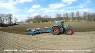 Fendt 927scr mit 6 schar Lemken Pflug \u0026 Packer TEST AGRIbumper Frontgewicht