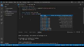 Selenium in JavaScript: Video 1