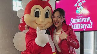 Julie Anne San Jose is happy to be part of the Jollibee family