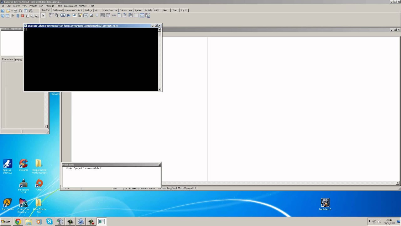 Pascal Programming Tutorials Part 5 Simple Mathematics Youtube