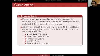 Applied Cryptology 5.1: Block Cipher Cryptanalysis