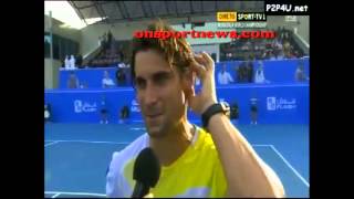 onsportnews.com - Novak Djokovic vs David Ferrer  Abu Dhabi 2012)