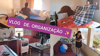 VLOG  DE ORGANIZAÇÃO  / TAVA UMA BAGUNÇA 😪 / MUDEI MEU BIFÈ DE LUGAR