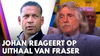 Johan reageert op uithaal van RKC-trainer Henk Fraser | VANDAAG INSIDE