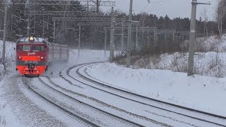 МИКС: "КРУГЛАЯ" ЭЛЕКТРОПОЕЗД СЕРИИ ЭР (ЭЛЕКТРИЧКА)