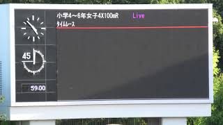 第２７回江東区ナイター陸上競技大会　小学生高学年４×１００ｍＲ　女子　男子