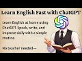 Use ChatGPT to Speak English Fluently | Daily Practice Method | Improve Your English Fluency ✅️ 