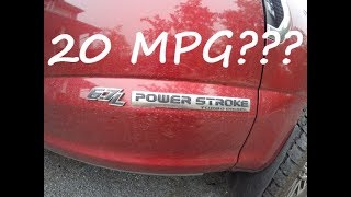 CAN 6.7 POWERSTROKE GET 20MPG?