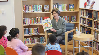 Former First Lady Laura Bush Visits Children's Medical Center Dallas