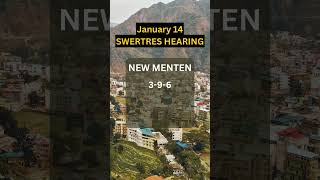 Swertres HEARING Today January 14 GUIDE COMBINATION