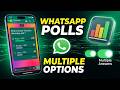 How to Create a WhatsApp Poll with Multiple Answer Options 📊📱 WhatsApp Polls in Groups - Tutorial 🗳️