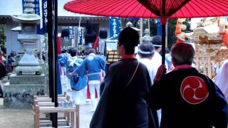 氷上八幡神社秋祭り　神輿渡御