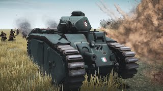 The Battle of Stonne | Char B1 tank Ace Billotte's attack at Stonne | Gates of Hell: Ostfront |