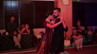 Javier Rodriguez and Fatima Vitale in India (Welcome Milonga) - Bangalore Tango Academy 28.09.2016